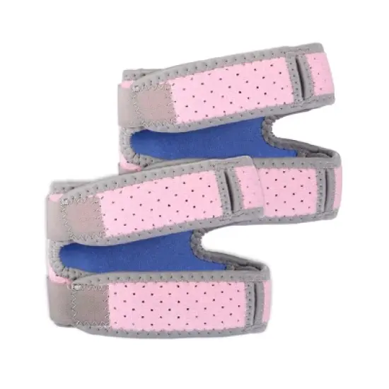 Unique Bargains Basketball Knee Protector Patella Support Stabilizers for Race Playing Polyester 1 Pair image {4}