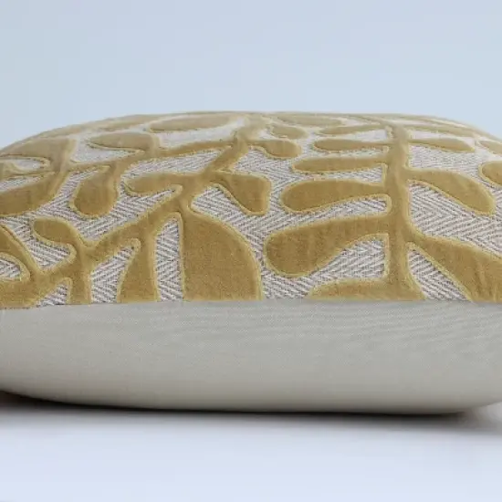 18"x18" Indoor Matisse Square Throw Pillow Yellow - Pillow Perfect image {2}