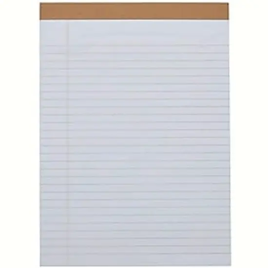 MyOfficeInnovations Notepads 8.5" x 11.75" Wide White 50 Sh./Pad 12 Pads/PK (16767) 749567 image {8}
