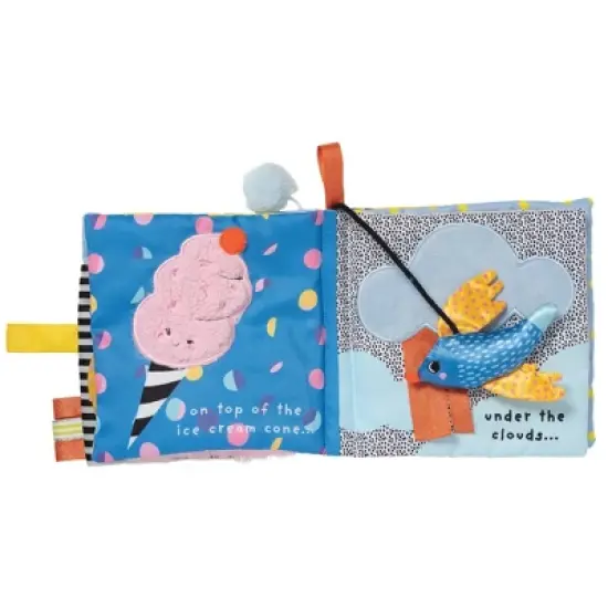 Manhattan Toy Cherry Blossom Days Flutter By Birdie Soft Activity Book for Babies image {4}