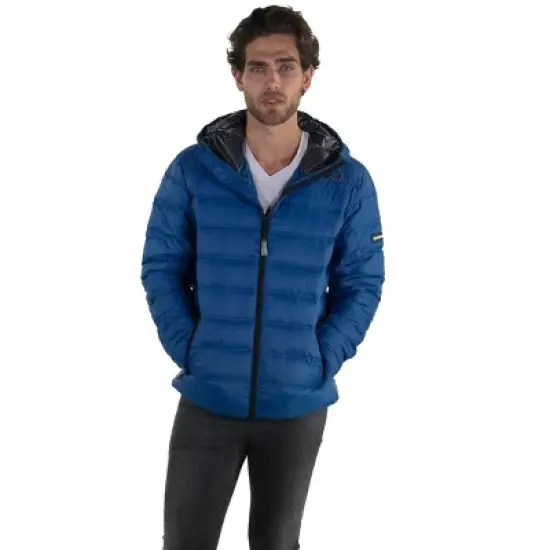 Members Only Men's Zip Front Puffer Jacket image {8}
