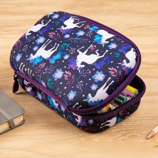 ZIPIT Unicorn Pencil Case, Pencil Box for Girls image {4}