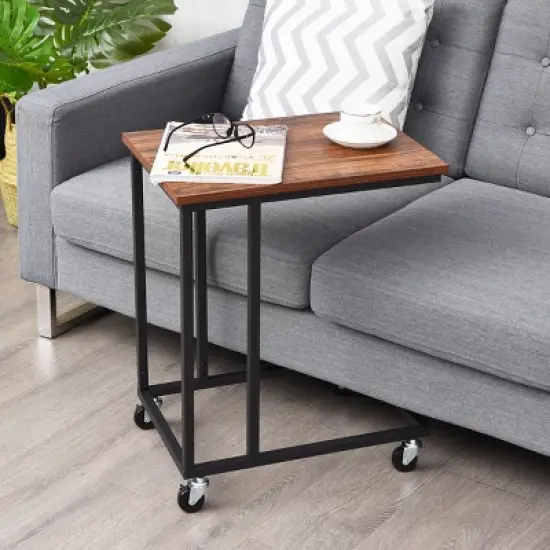 Laptop Holder Sofa Side End MobileTable Multiple Stand Desk Notebook Beside Wood image {2}