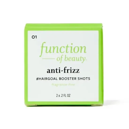 Function of Beauty Anti-frizz #HairGoal Add-In Booster Treatment Shots with Beetroot Extract - 2pk/0.2 fl oz image {6}