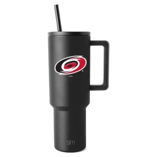 NHL Carolina Hurricanes Trek Tumbler - 40oz: Stainless Steel, Lidded Drinkware image {4}