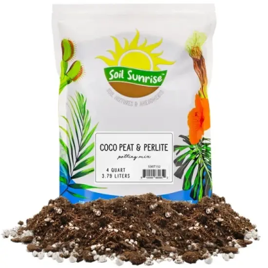 Soil Sunrise Coco Peat Perlite Potting Mix Loose Coconut Coir and Perlite image {10}