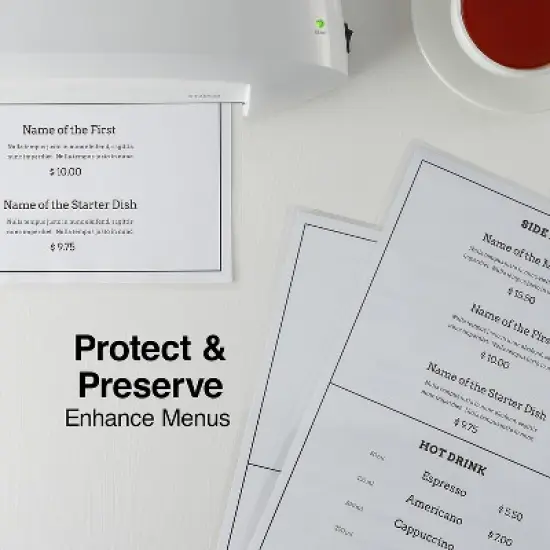 MyOfficeInnovations Thermal Pouches Menu 25/Pack (17469) 19710 image {3}