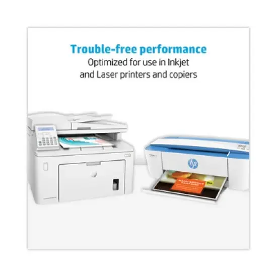 HP Premium Choice LaserJet Paper, 100 Bright, 32 lb Bond Weight, 8.5 x 11, Ultra White, 500/Ream image {3}
