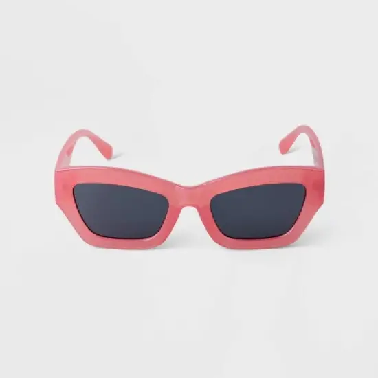 Women's Plastic Angular Cateye Sunglasses - A New Day&trade; image {3}