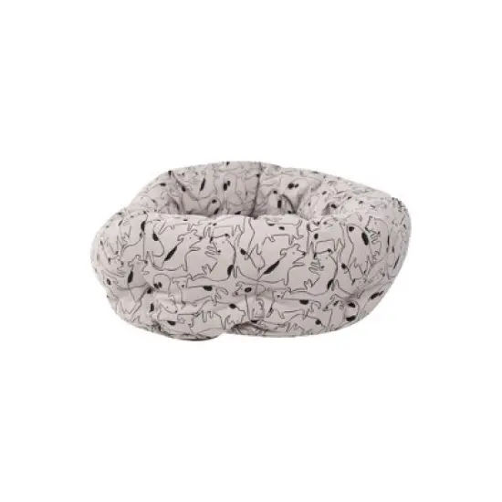 PetShop by Fringe Studio Nosey Spot Round Cuddler Dog Bed image {3}