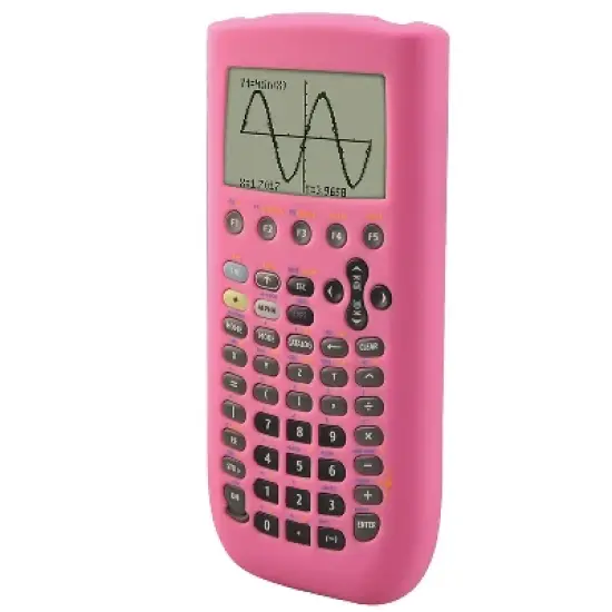 Guerrilla Silicone Case For Texas Instruments TI 89 Titanium Graphing Calculator Pink TI89PINKSC image {2}
