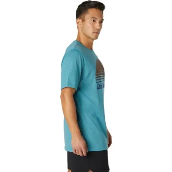 ASICS Men's Sunrise Runner Graphic Tee Running Apparel 2031C811 image {2}