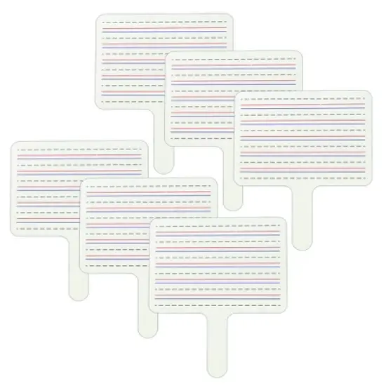 C-Line&reg; Two-Sided Dry Erase Answer Paddle, Pack of 6 image {5}