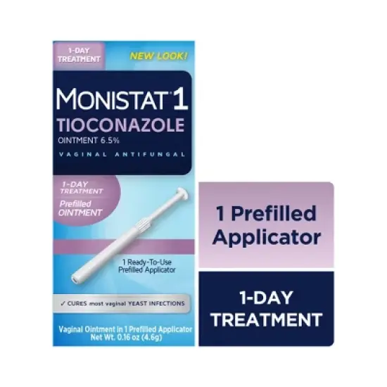 Monistat 1-Dose Yeast Infection Treatment, Prefilled Antifungal Applicator - 0.16oz image {8}