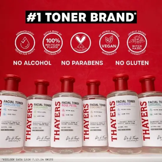 Thayers Natural Remedies Witch Hazel Alcohol Free Toner with Cucumber image {8}