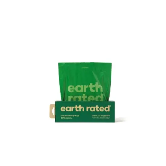 Earth Rated Unscented Large Single Roll Waste Dog Disposal Bags - 300ct image {6}