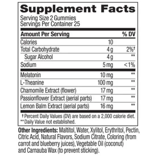 OLLY Maximum Sleep 10mg Gummies - Strawberry image {6}