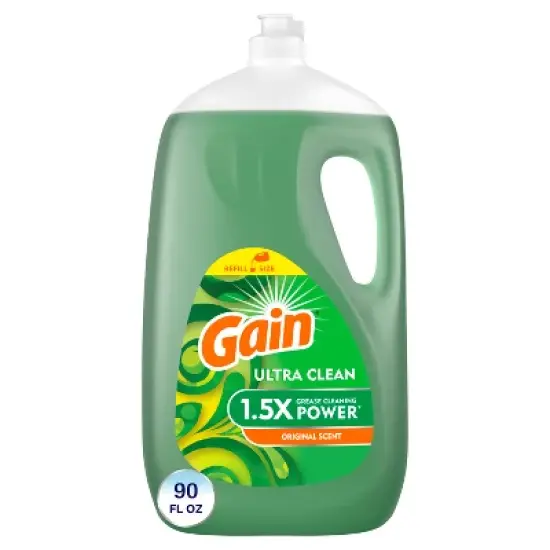 Gain Original Ultra Liquid Dish Soap - 90 fl oz image {8}