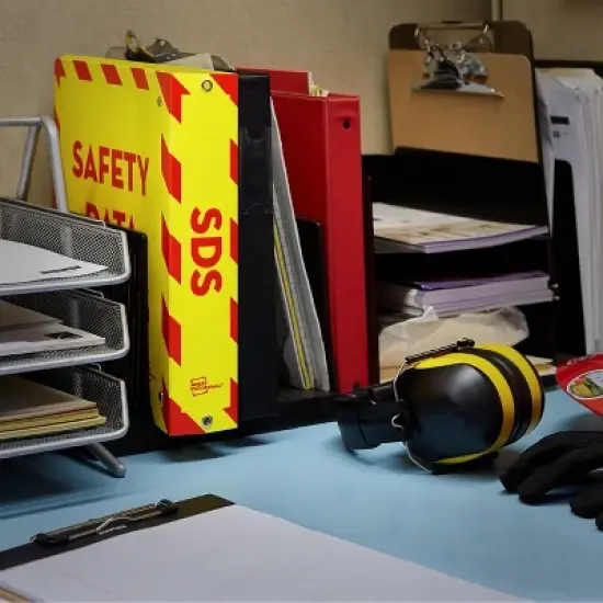 Avery UltraDuty SDS Binder with Chain, Durable Poly Binder, 3" Slant Ring, Holds 735 Sheets (77713) image {4}