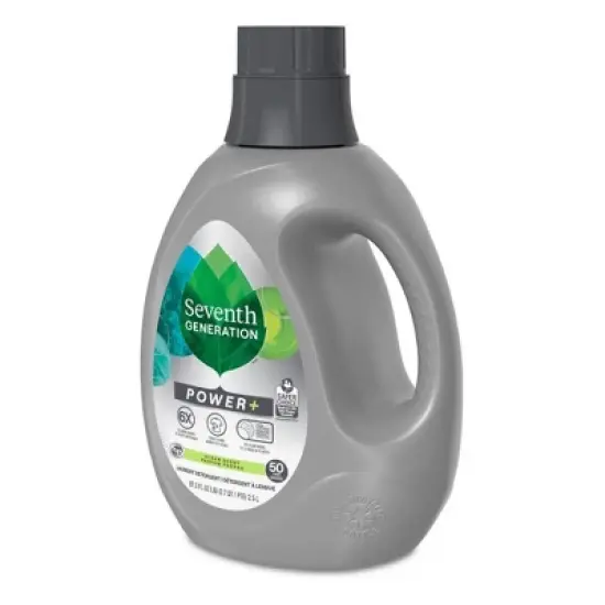 Seventh Generation Power + Liquid Laundry Detergent Soap Clean Scent - 50 Loads/87.5 fl oz image {4}