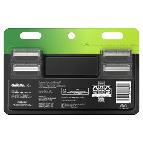 GilletteLabs Razor Blade Refills Compatible with Exfoliating Bar and Heated Razor image {8}