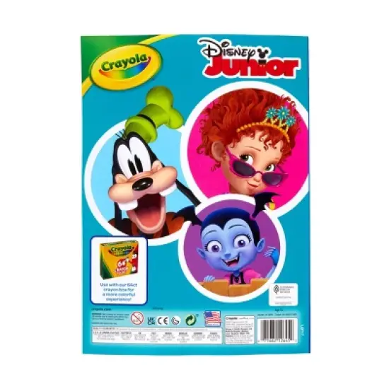 Crayola 288pg Disney Junior Coloring Book with Sticker Sheets: Creative Kids Activity, 288 Pages, Disney Licensor image {2}
