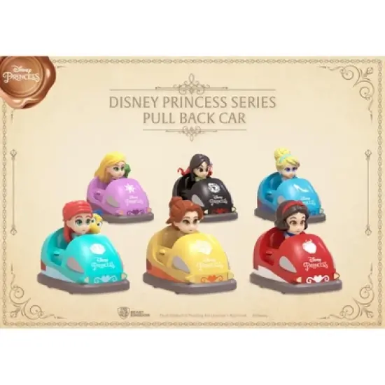 Disney PBC-010-Disney Princess Series Pull back car set (Pull Back Car) image {2}