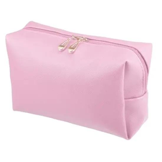 Unique Bargains PU Leather Waterproof Makeup Bag Cosmetic Case Makeup Bag for Women S Size 1 Pc image {6}