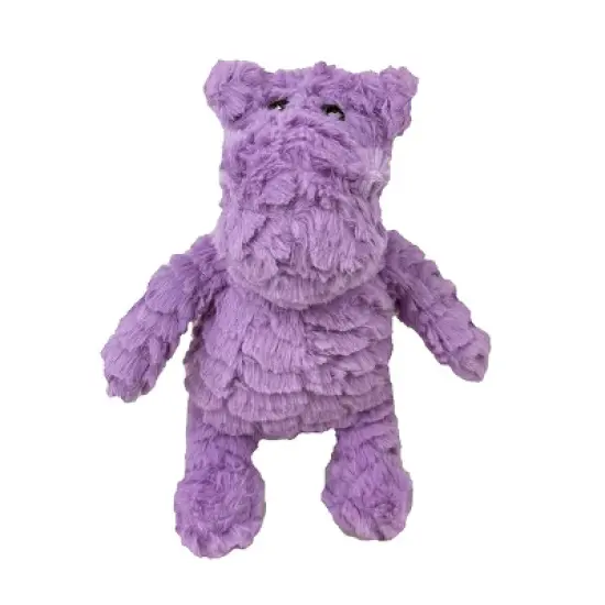 PetLou 9" Hippo Plush Dog Toy image {1}