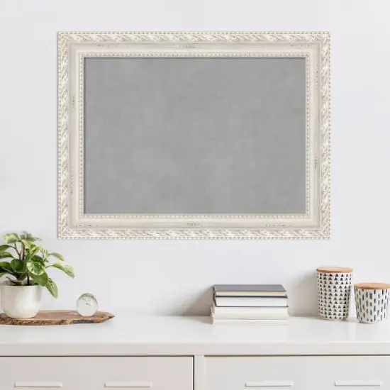 34"x26" Opera Framed Magnetic Board Off-White - Amanti Art: Real Wood, Steel, Wall Mount, Home & Office Decor image {8}