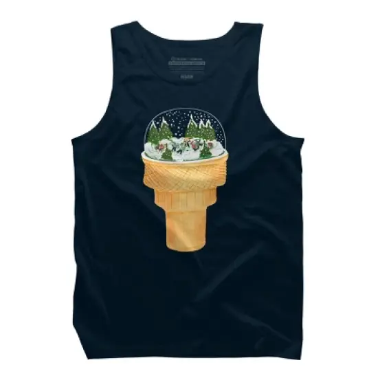 Men's Design By Humans Sno-Cone By BullShirtCo Tank Top image {5}
