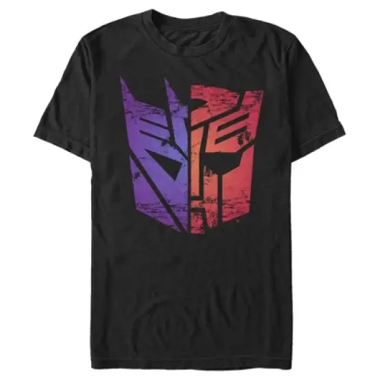 Men's Transformers Face Split Logo T-Shirt image {4}