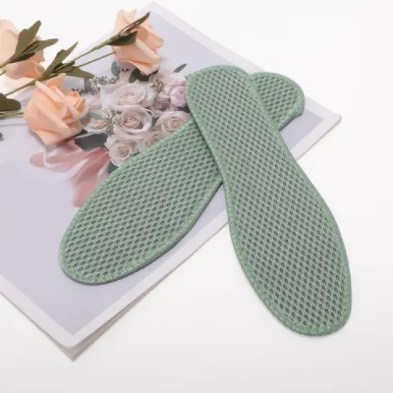 Unique Bargains Deodorant Shoe Inserts Fit Shoe Green 1 Pair image {5}