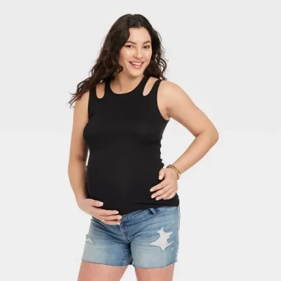 Cut Out Maternity Tank Top - Isabel Maternity by Ingrid & Isabel&trade; image {3}