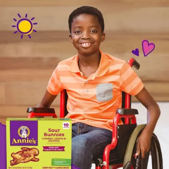 Annie's Organic Sour Bunnies Fruit Snacks - 7oz/10ct image {7}