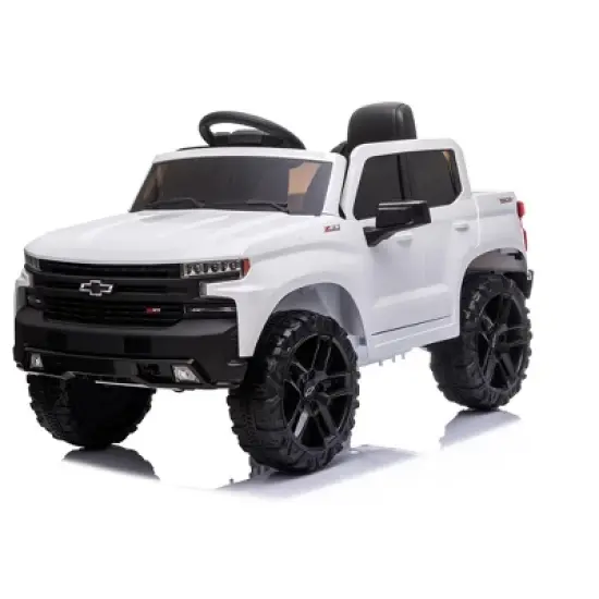 Kids Ride on Truck，12V Electric Ride on Car，Electric Vehicle with Remote Control, MP3/Bluetooth, Spring Suspension, LED Light image {9}
