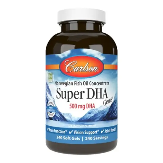 Carlson - Super DHA Gems, 500 mg DHA, Norwegian, Wild Caught, Sustainably Sourced image {6}