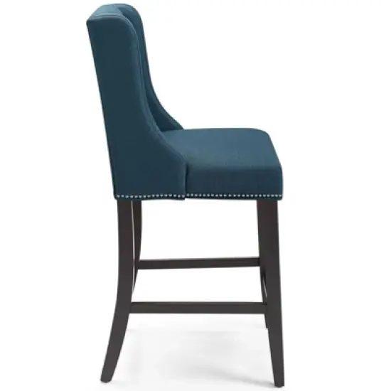 Baron Upholstered Fabric Counter Height Barstool - Modway image {3}