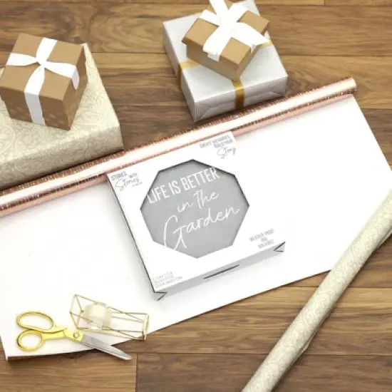 Pavilion Gift Company - In the Garden - 7.75" x 7.75" Garden Stone - Stepping Stones and Pathways image {3}