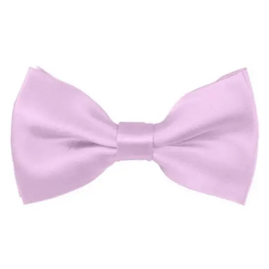 Men's Solid Color 2.5 W And 4.5 L Inch Pre-Tied adjustable Bow Ties image {11}