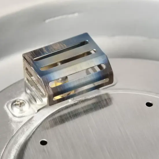 Outsunny Portable Outdoor Propane Fire Pit, Small Tabletop Fireplace, 10 Inch Square Gas Firebowl, 10,000 BTU, w/ Lava Rocks for Patio, Light Gray image {4}