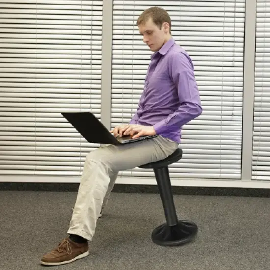 Costway Wobble Chair Height Adjustable Active Learning Stool Sitting Home Office image {3}