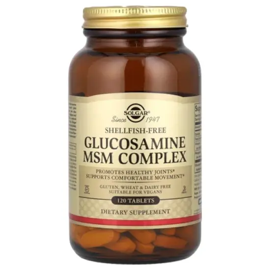 Solgar Glucosamine MSM Complex, 120 Tablets image {3}