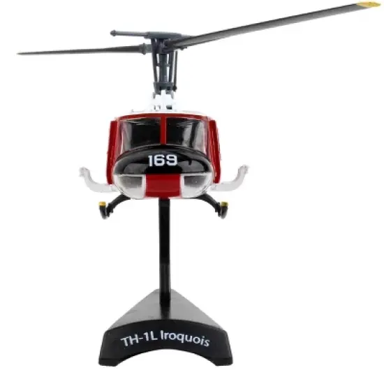 Bell TH-1L Iroquois Helicopter #169 "United States Navy Training Program HT-18" 1/87 (HO) Diecast Model by Postage Stamp image {3}