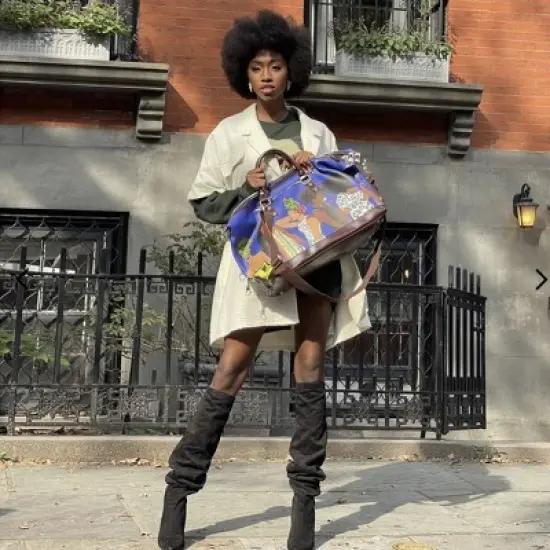 Pardon My Fro Weekender Travel Bag image {4}