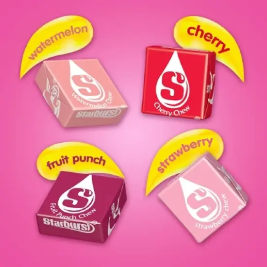 Starburst FaveRed Chewy Candy Individually Wrapped Fruit Candies - 50oz image {2}