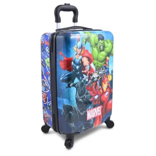 Marvel Hardside Carry On Spinner Suitcase - Black image {1}