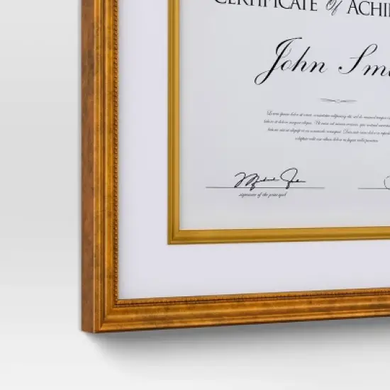 11"x14" Matted to 8.5"x11" Certificate Frame - Threshold&trade; image {3}
