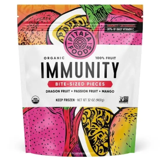 Pitaya Foods Organic Immunity Blend Frozen Fruit - 2lb image {6}