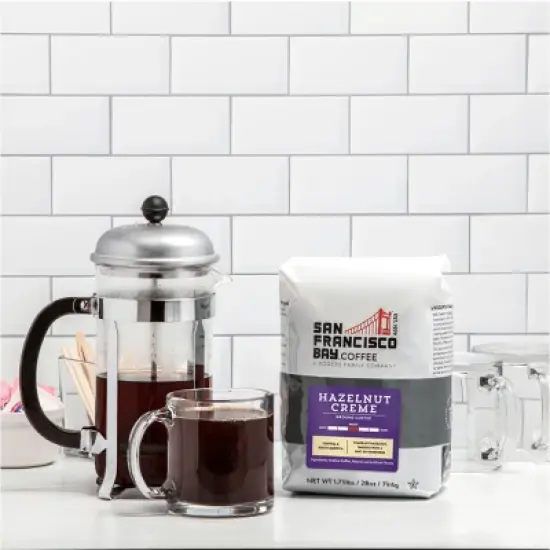 San Francisco Bay Coffee, Hazelnut Creme, 28oz Flavored Ground Coffee image {3}